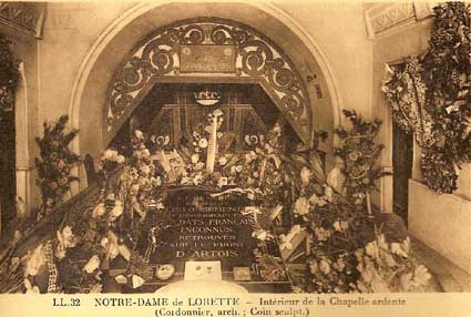 carte postale de Notre Dame de Lorette