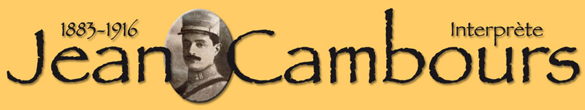 Bandeau-titre de la page consacrée à Jean Cambours Bandeau-titre de la page consacrée à Jean Cambours