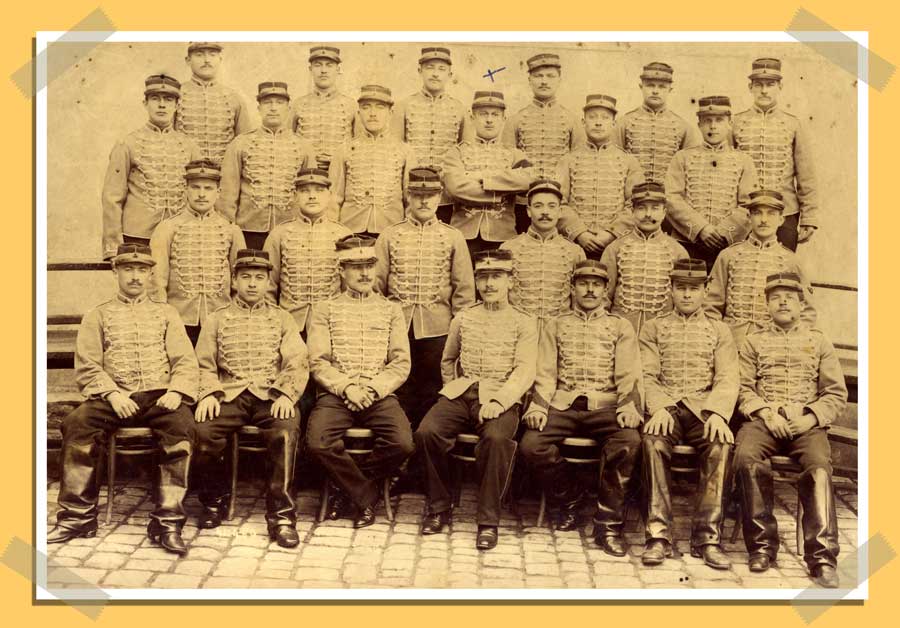 Adolphe Orange au 4e régiment de hussard (1900-1903)