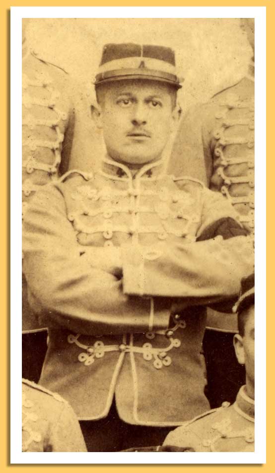 Adolphe Orange au 4e régiment de hussard (1900-1903)