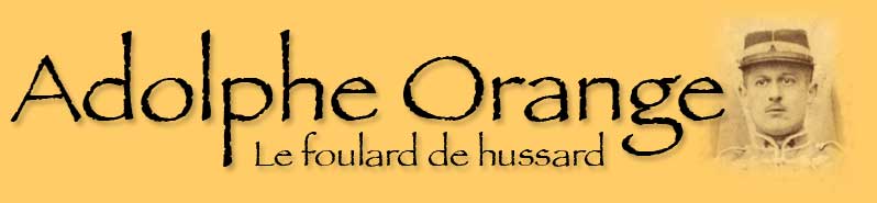 Bandeau consacré au foulard d'Adolphe Orange