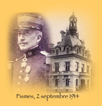 André Allier à Fismes le 2 septembre 1914