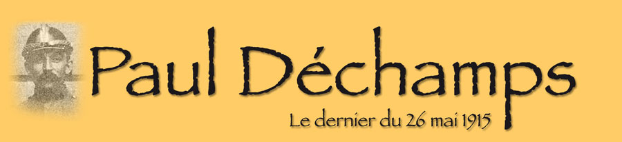 Bandeau de la page dédiée à Paul Déchamps