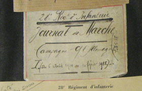 mile Aubriot, officier du 28e RI