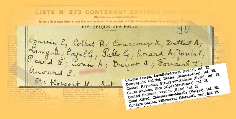 Extrait du JMO du 28e RI et de la Gazette des Ardennes