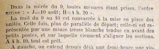 Extrait de l'historique du 28e RI pour aot 1918.