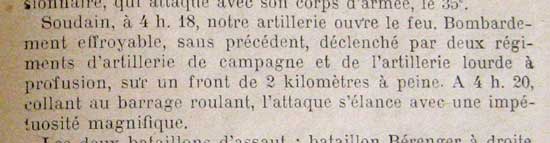 Extrait de l'historique du 28e RI pour aot 1918.