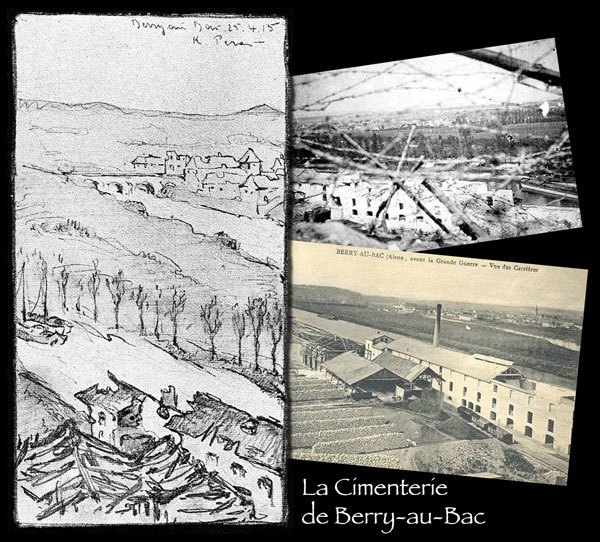 La cimenterie de Berry, vue du ct allemand
