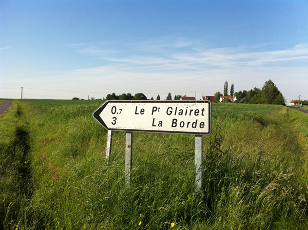 Les hameaux de Glairet, commune de Jouarre.