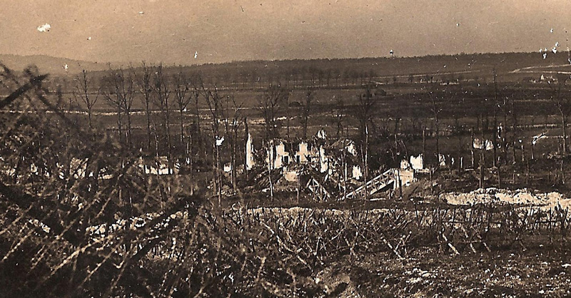 Vue de Sapigneul, ct allemand