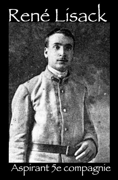 Ren Lisack, aspirant de la 5e compagnie, tu le 16 novembre 1917