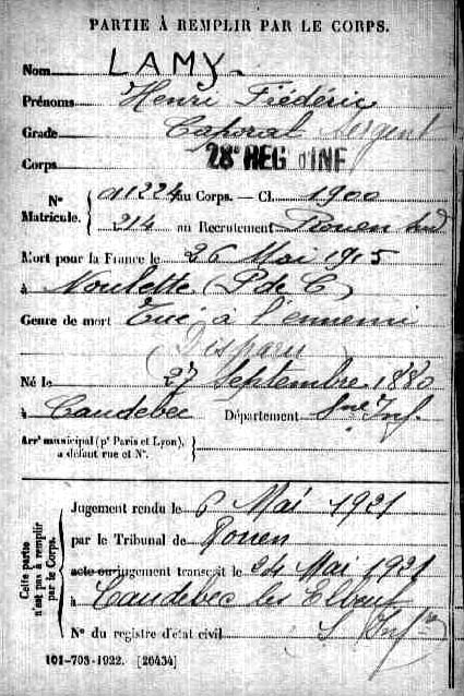Fiche MPLF d'Henri Lamy