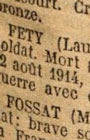 Leernes, aot 1914. Les premiers morts de 14-18. Lettres F  M