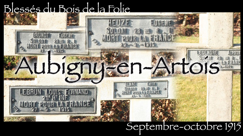 Le cimetière d'Aubigny-en-Artois