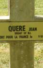 La spulture de Jean Qur, dcd en octobre 1915