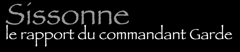 Bandeau d ela page consacre au rapport du commandant Garde
