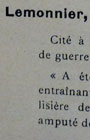 Andr Lemonnier, bless aux Orbais le 4 septembre 1914