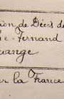 l'acte de décès d'Adolphe Orange