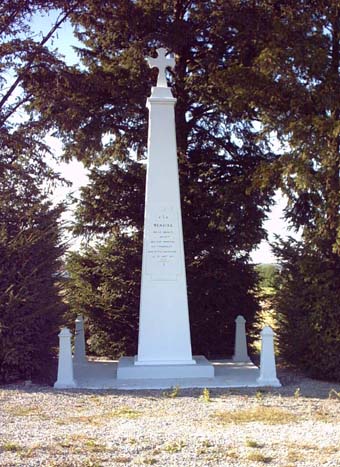 monument de Leernes, aot 1914, 28e RI