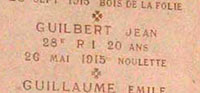 ex voto de Jean Guilbert