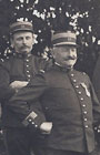 Des officiers du 28e RI de 1914