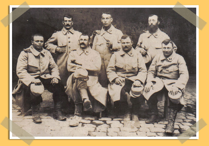 Groupe de soldats, Gaston Bénard, 2e Compagnie