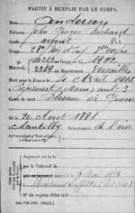 fiche "Mort pour la France" de John Anderson