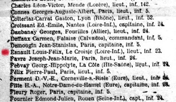 Louis Esnault, prisonnier