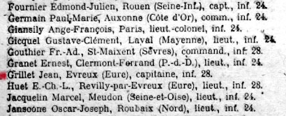 Jean Grillet, prisonnier