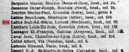 Jean Laim, prisonnier  Mainz