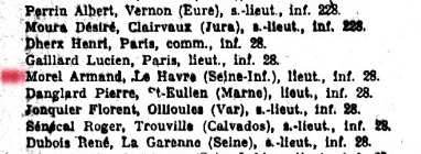 Armand Morel, prisonnier