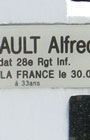 La spulture d'Alfred Pingault, enterr  Vannes. Photo : Jean-Marc